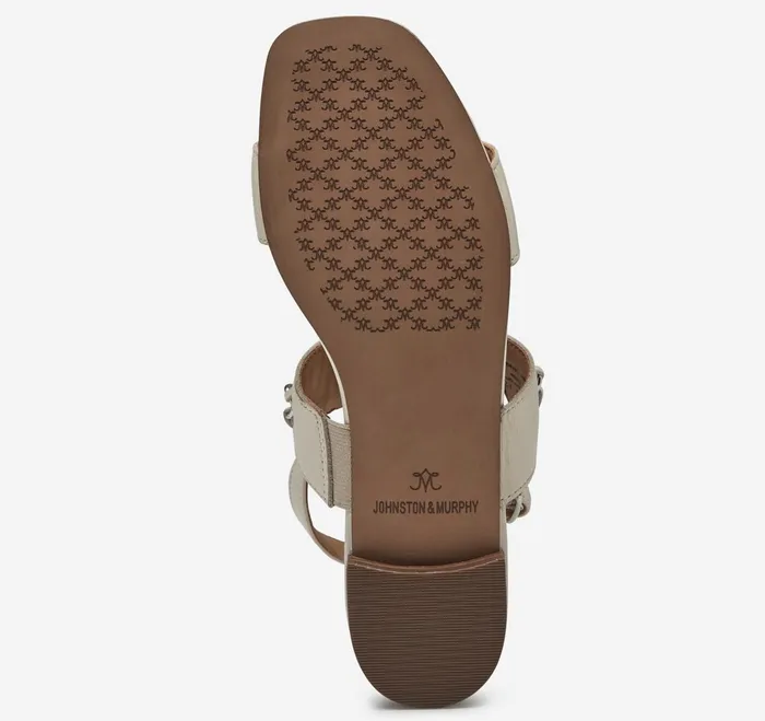 Women Lilly Chain Sandal Bone Glove Leather JohnstonandMurphy Sandals Women Lilly Chain Sandal Bone Glove Leather JohnstonandMurphy Sandals
