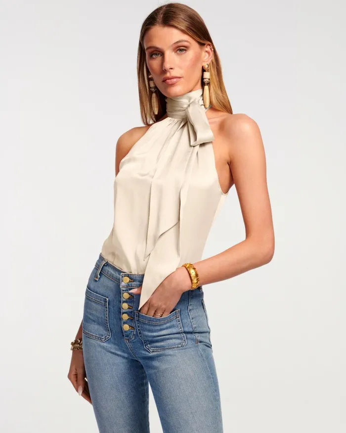 Women Lori High Neck Tank Top Black Ramy Brook Tops Women Lori High Neck Tank Top Black Ramy Brook Tops