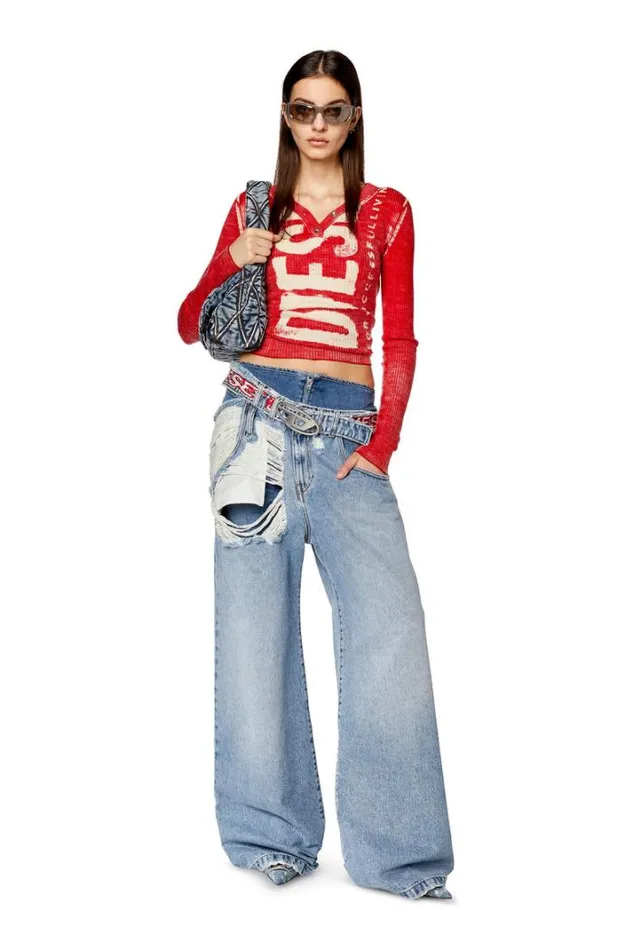 Women MArita Red Diesel Knitwear
