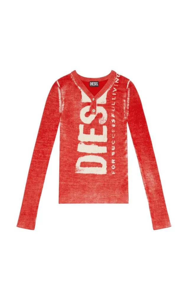 Women MArita Red Diesel Knitwear Women MArita Red Diesel Knitwear