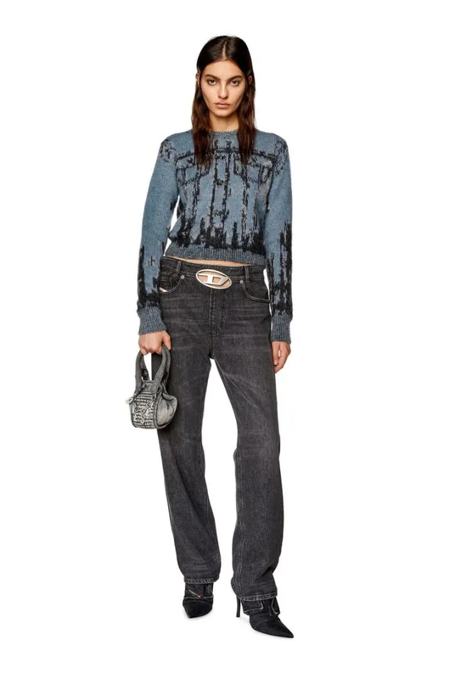 Women MSymi Blackblue Diesel Knitwear