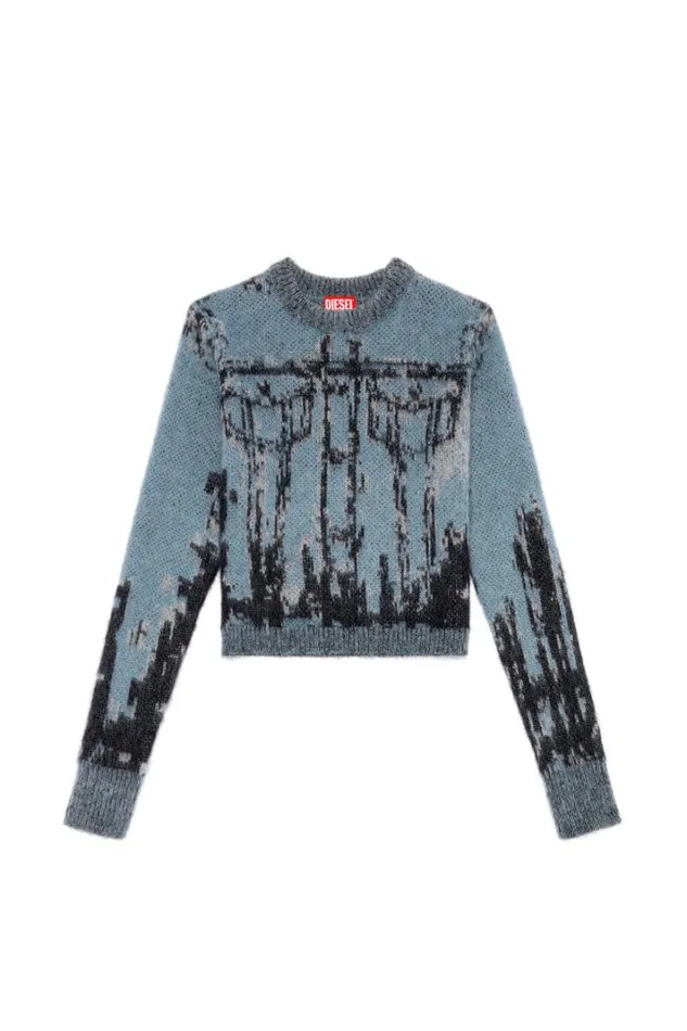 Women MSymi Blackblue Diesel Knitwear Women MSymi Blackblue Diesel Knitwear