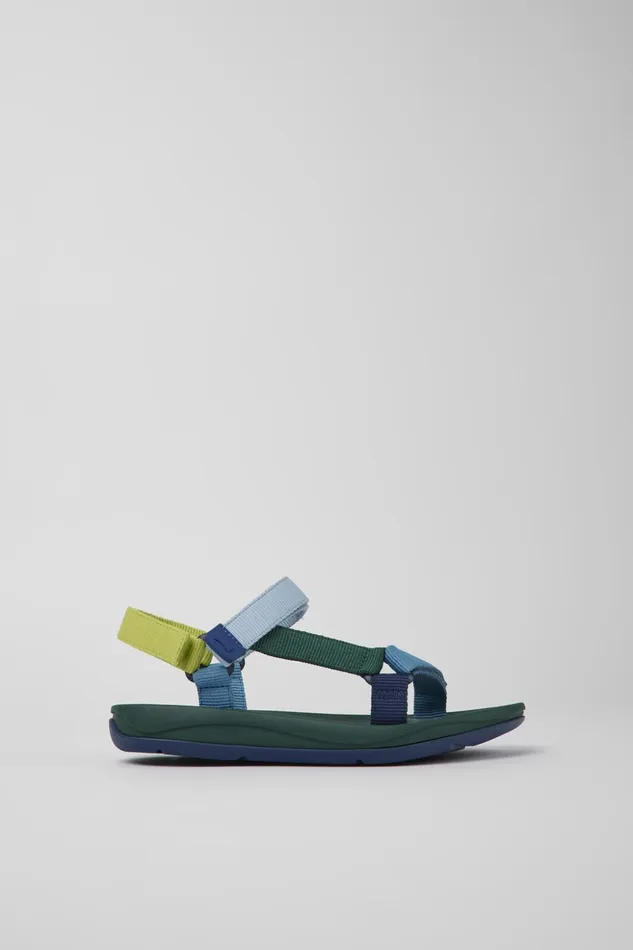 Women Match Multicolored Textile Sandals Camper Non Leather Shoes Women Match Multicolored Textile Sandals Camper Non Leather Shoes