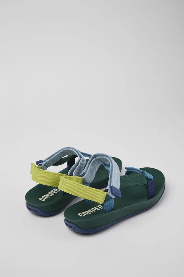 Women Match Multicolored Textile Sandals Camper Non Leather Shoes Women Match Multicolored Textile Sandals Camper Non Leather Shoes