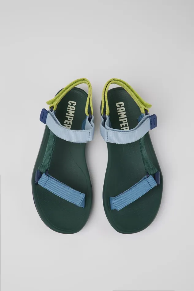 Women Match Multicolored Textile Sandals Camper Non Leather Shoes Women Match Multicolored Textile Sandals Camper Non Leather Shoes