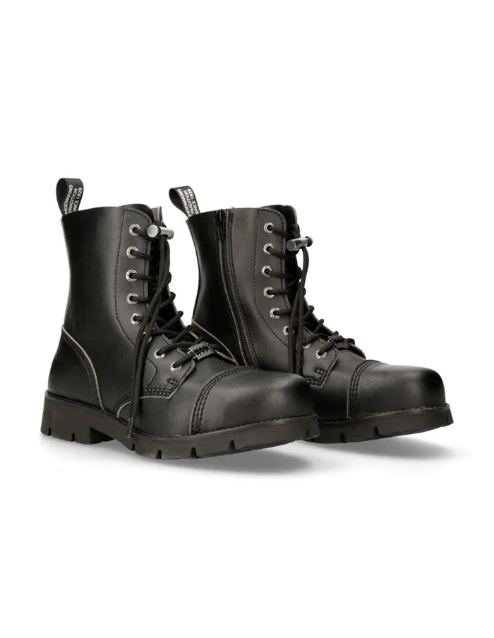 WomenMen Ankle Boot Black Ranger MRanger008cmtcV2 New Rock Boots