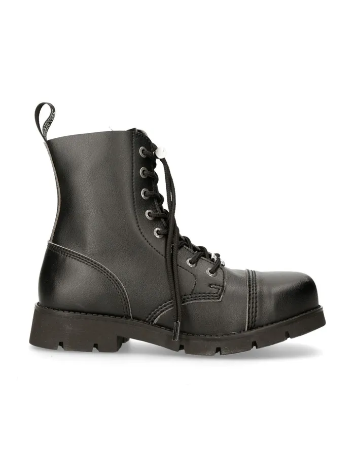 WomenMen Ankle Boot Black Ranger MRanger008cmtcV2 New Rock Boots WomenMen Ankle Boot Black Ranger MRanger008cmtcV2 New Rock Boots