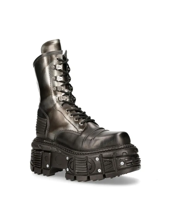 WomenMen Ankle Boot Imperfect MTank005C4 New Rock Boots WomenMen Ankle Boot Imperfect MTank005C4 New Rock Boots