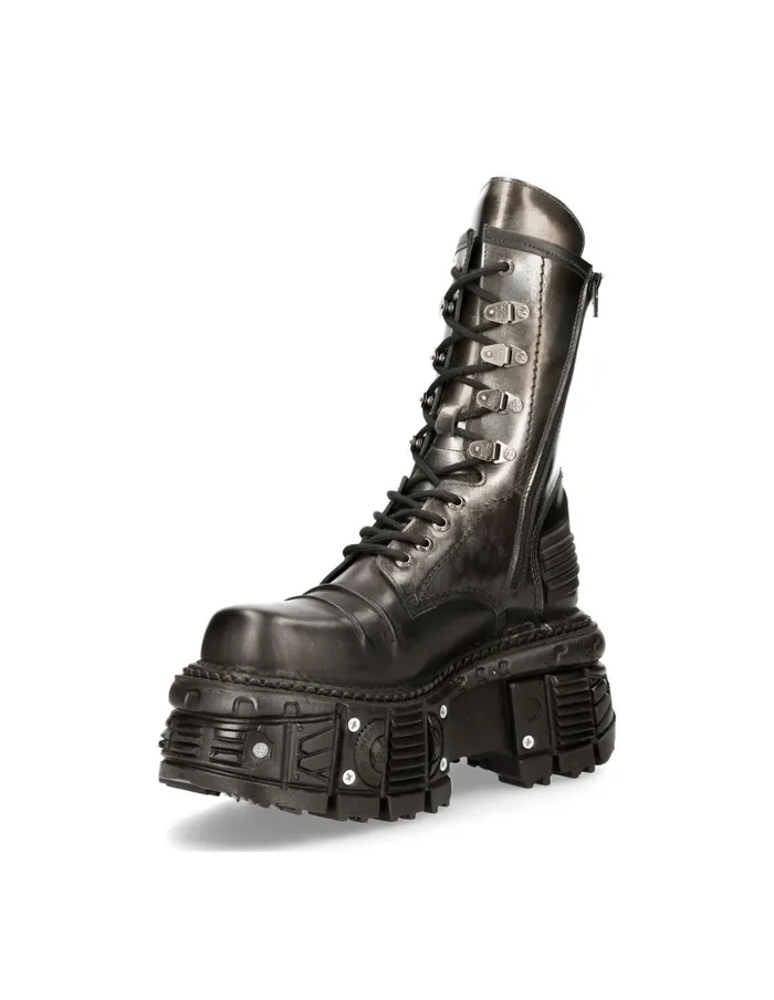 WomenMen Ankle Boot Imperfect MTank005C4 New Rock Boots WomenMen Ankle Boot Imperfect MTank005C4 New Rock Boots