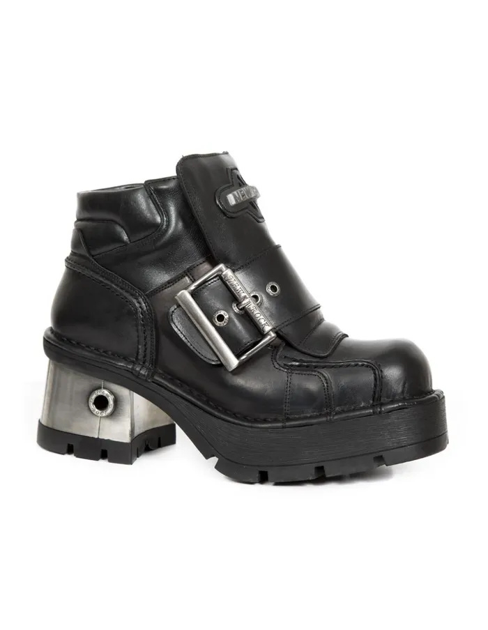 WomenMen Ankle Boot Metallic M1514C3 New Rock Boots