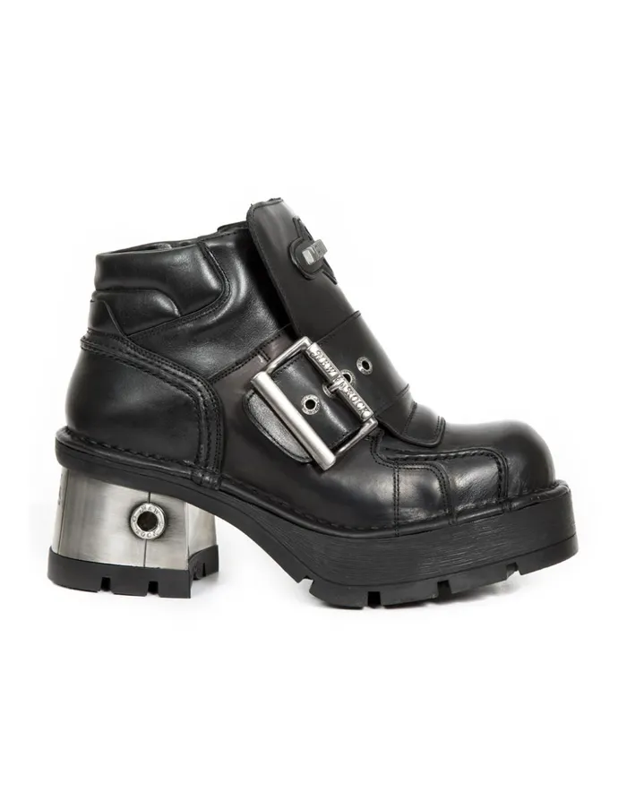 WomenMen Ankle Boot Metallic M1514C3 New Rock Boots WomenMen Ankle Boot Metallic M1514C3 New Rock Boots