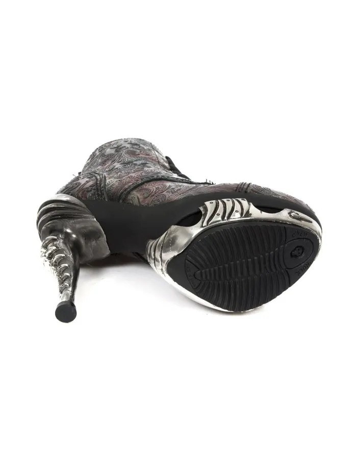 WomenMen Ankle Boot Punk MMag016S6 New Rock High Heels WomenMen Ankle Boot Punk MMag016S6 New Rock High Heels