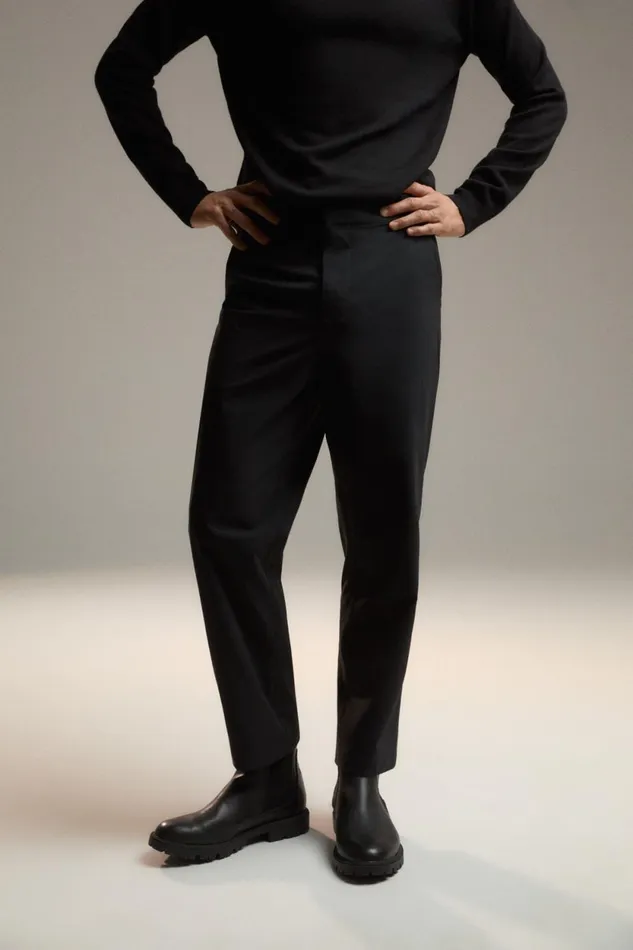 WomenMen Black Prisma Trousers Ecoalf Onepointzero