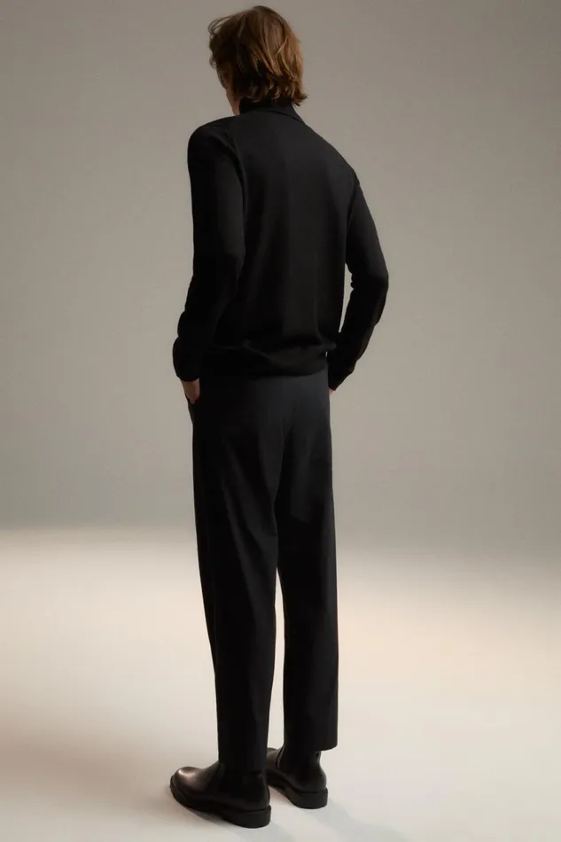 WomenMen Black Prisma Trousers Ecoalf Onepointzero