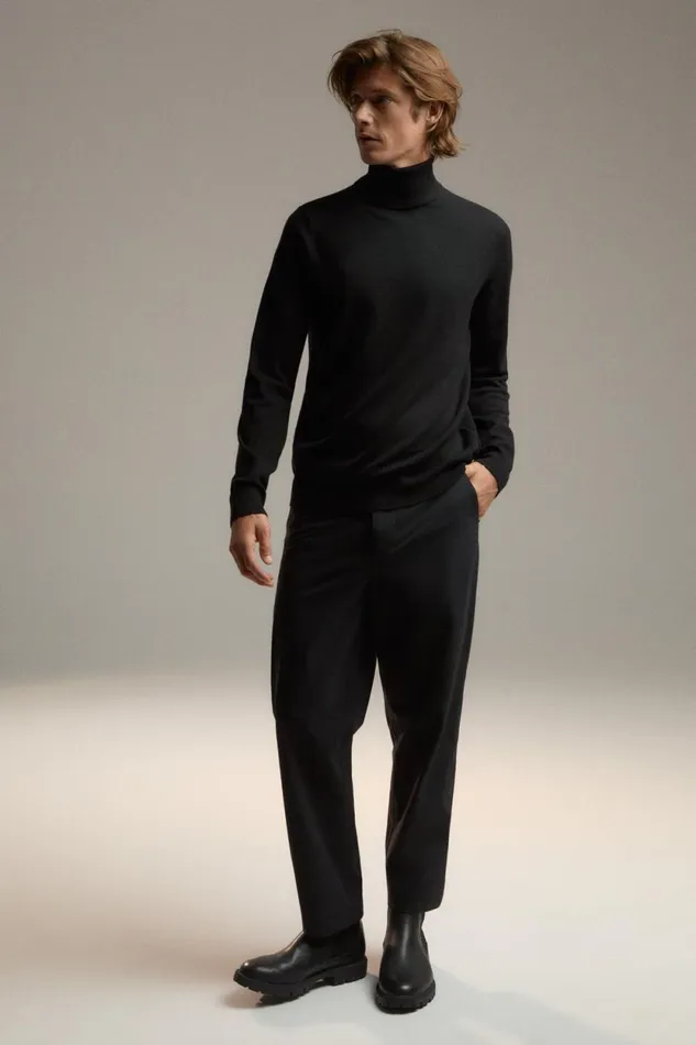 WomenMen Black Prisma Trousers Ecoalf Onepointzero
