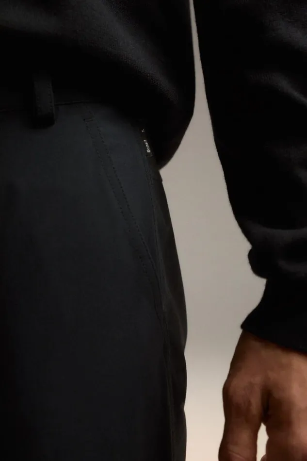 WomenMen Black Prisma Trousers Ecoalf Onepointzero