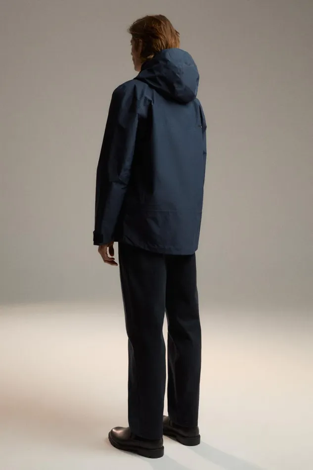WomenMen Blue Crestone Jacket Ecoalf Onepointzero