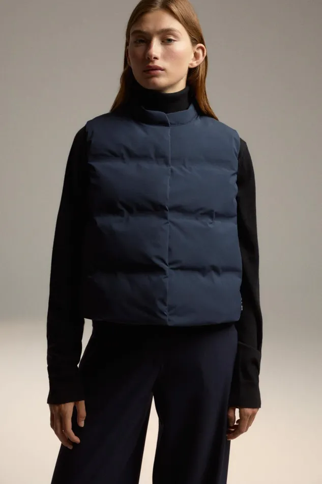 WomenMen Blue Ounce Vest Ecoalf Onepointzero