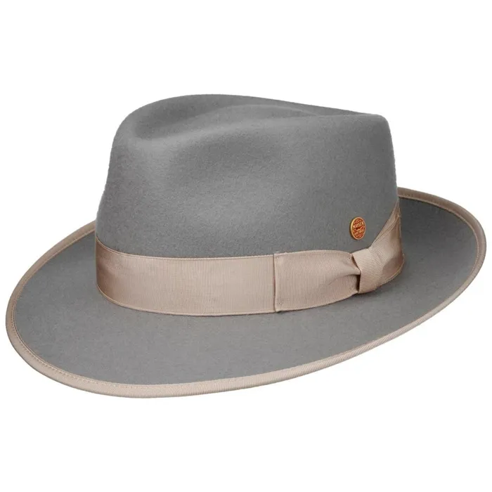 WomenMen Bogart Hats Mayser Mio Twotone Wool Hat Light Gray