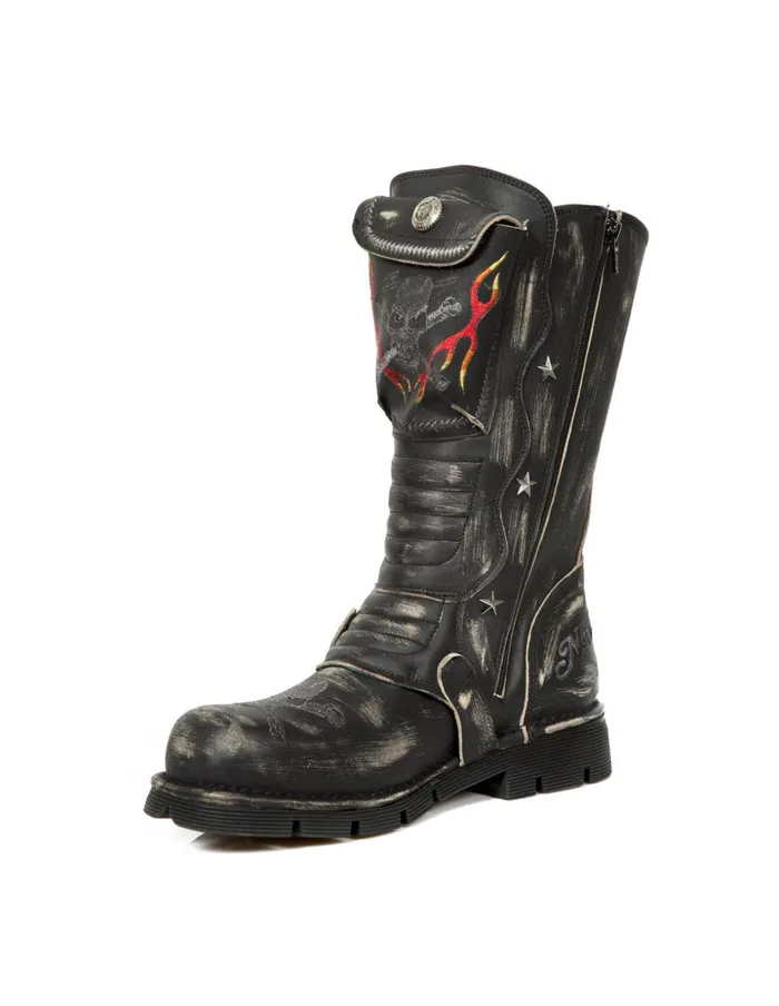 WomenMen Boot Comfort M1522C1 New Rock Boots WomenMen Boot Comfort M1522C1 New Rock Boots