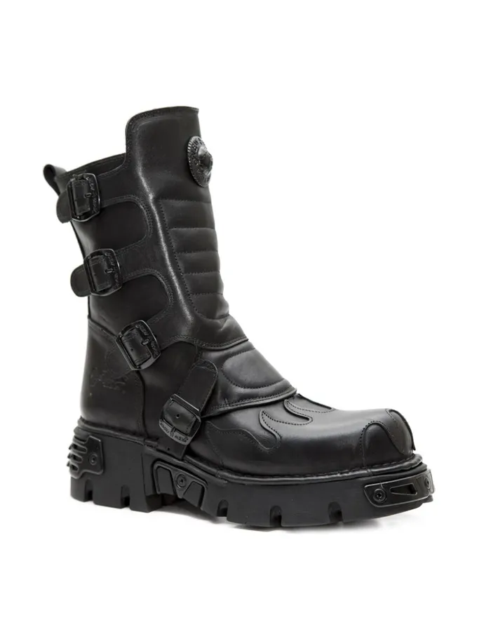 WomenMen Boot Metallic M591xS5 New Rock Boots WomenMen Boot Metallic M591xS5 New Rock Boots