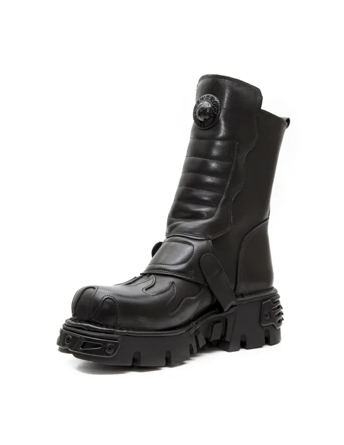 WomenMen Boot Metallic M591xS5 New Rock Boots WomenMen Boot Metallic M591xS5 New Rock Boots