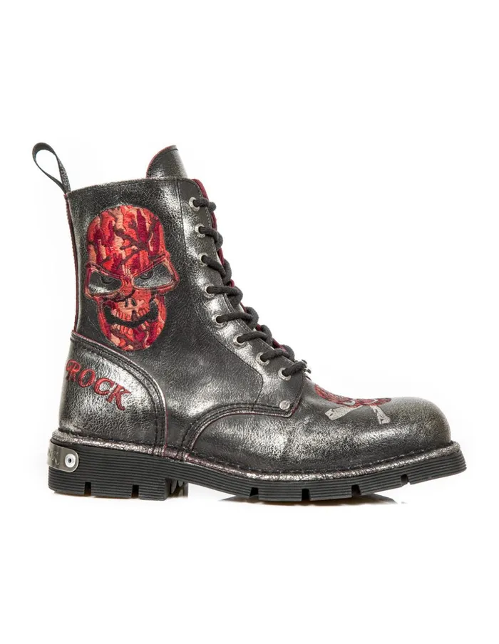 WomenMen Boot Metallic MNewmili85C7 New Rock Boots WomenMen Boot Metallic MNewmili85C7 New Rock Boots