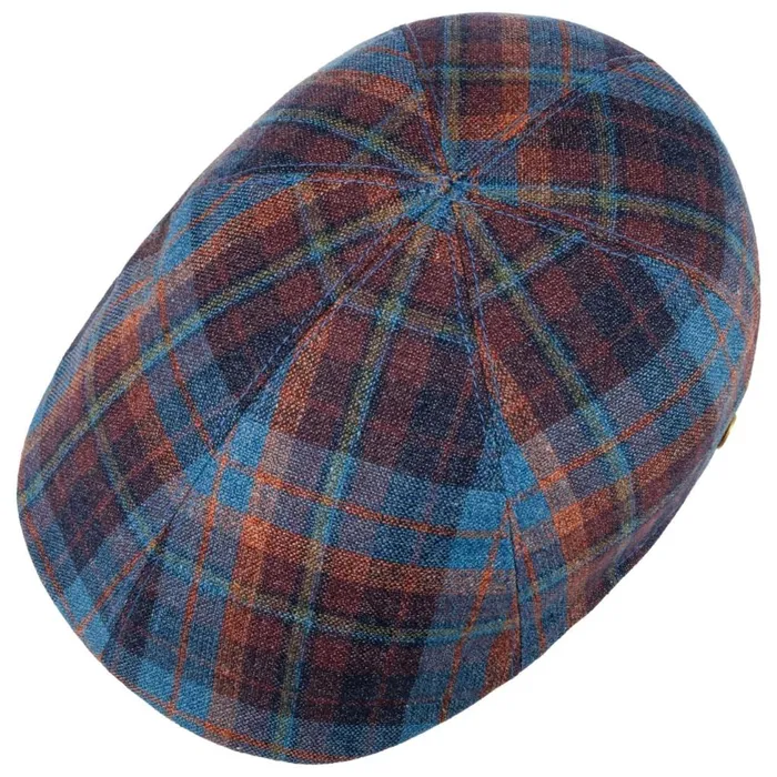 WomenMen Flat Caps Mayser Paddy New Check Flatcap Blue WomenMen Flat Caps Mayser Paddy New Check Flatcap Blue