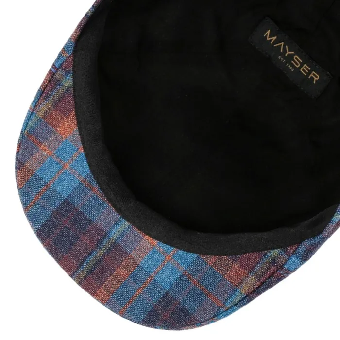 WomenMen Flat Caps Mayser Paddy New Check Flatcap Blue WomenMen Flat Caps Mayser Paddy New Check Flatcap Blue
