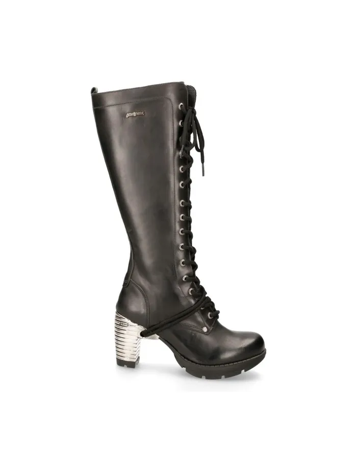 WomenMen High Boot Black Trail MTr005S1 New Rock High Boots WomenMen High Boot Black Trail MTr005S1 New Rock High Boots