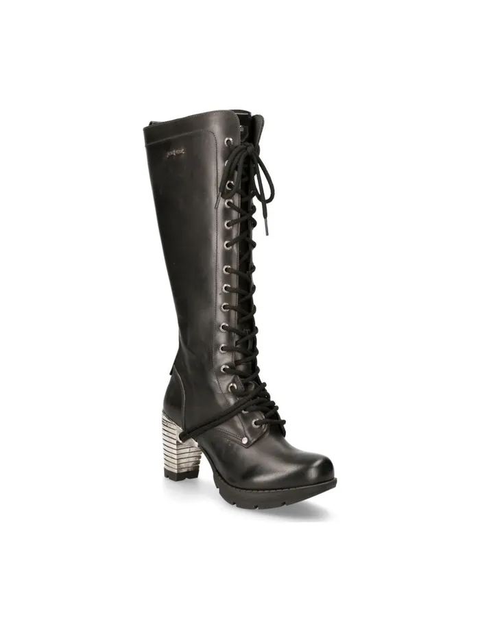 WomenMen High Boot Black Trail MTr005S1 New Rock High Boots WomenMen High Boot Black Trail MTr005S1 New Rock High Boots