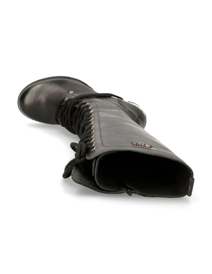 WomenMen High Boot Black Trail MTr005S1 New Rock High Boots WomenMen High Boot Black Trail MTr005S1 New Rock High Boots