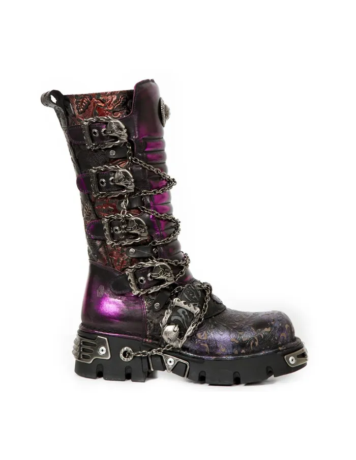 WomenMen High Boot Metallic M1013Cz69 New Rock High Boots WomenMen High Boot Metallic M1013Cz69 New Rock High Boots