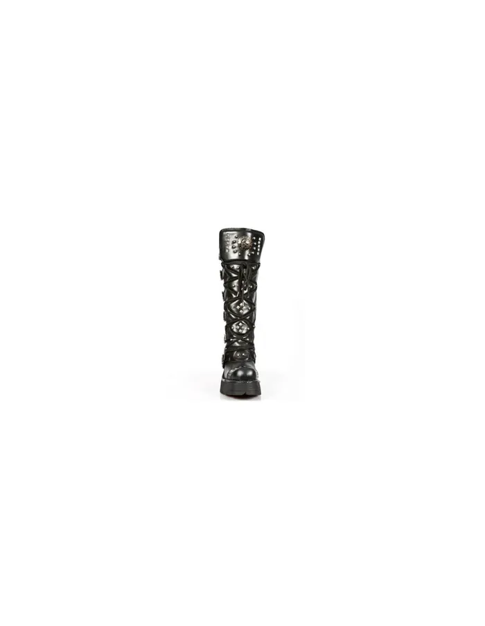 WomenMen High Boot Metallic M1030S1 New Rock Boots WomenMen High Boot Metallic M1030S1 New Rock Boots