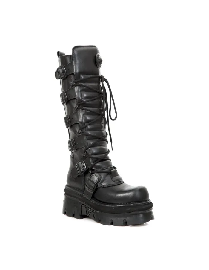 WomenMen High Boot Metallic M272C28 New Rock High Boots WomenMen High Boot Metallic M272C28 New Rock High Boots
