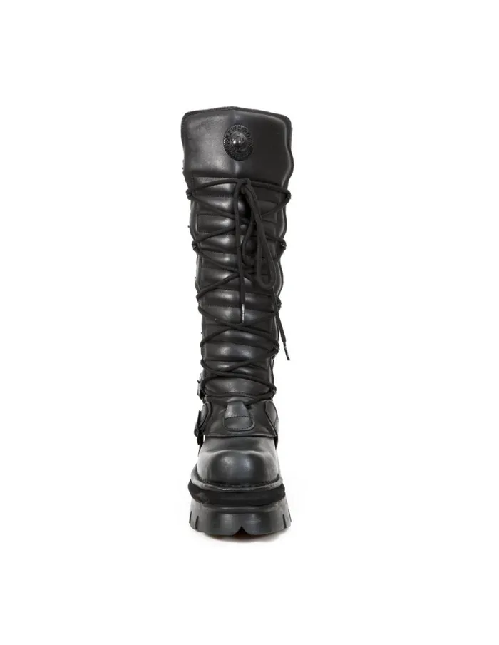 WomenMen High Boot Metallic M272C28 New Rock High Boots WomenMen High Boot Metallic M272C28 New Rock High Boots