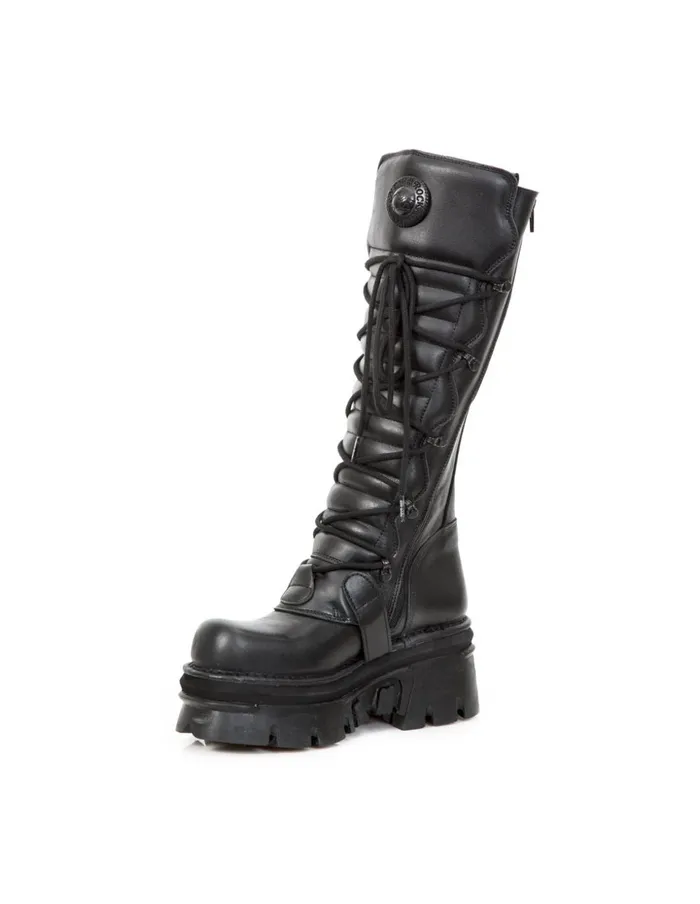WomenMen High Boot Metallic M272C28 New Rock High Boots WomenMen High Boot Metallic M272C28 New Rock High Boots
