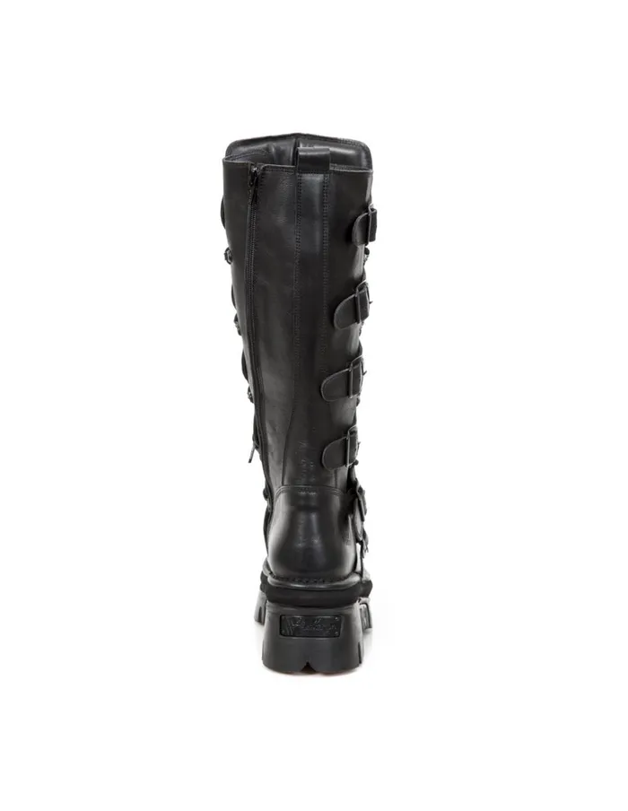 WomenMen High Boot Metallic M272C28 New Rock High Boots WomenMen High Boot Metallic M272C28 New Rock High Boots