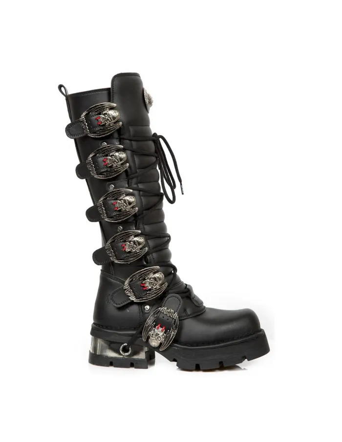 WomenMen High Boot Metallic M272C4 New Rock High Boots