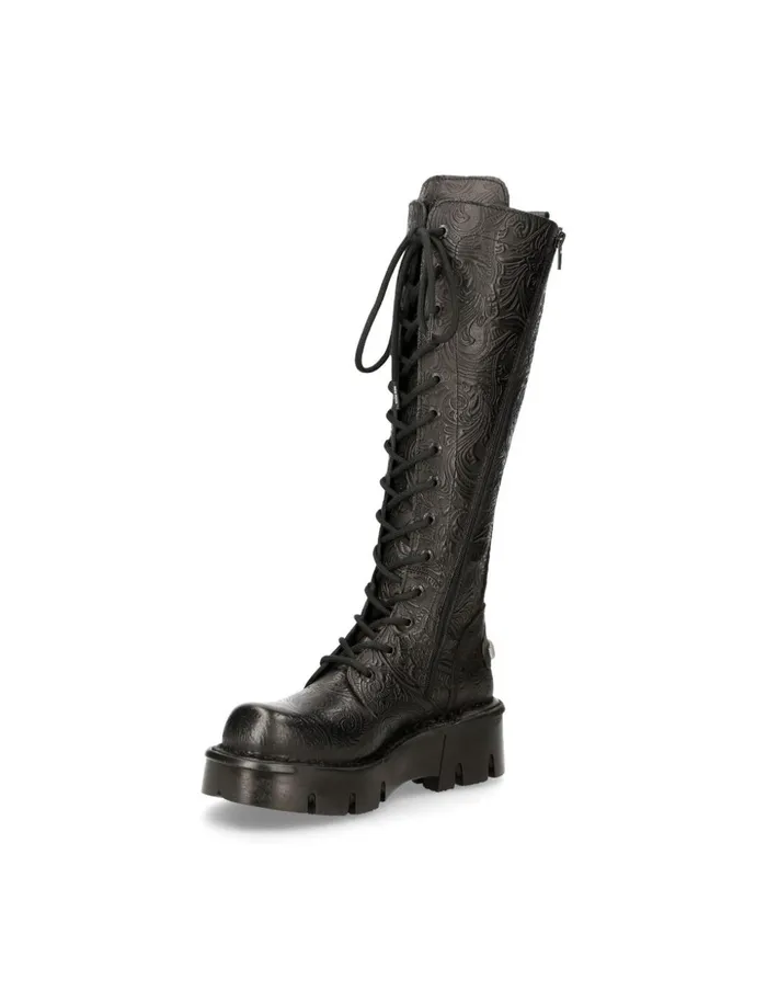 WomenMen M235C14 New Rock High Boots WomenMen M235C14 New Rock High Boots