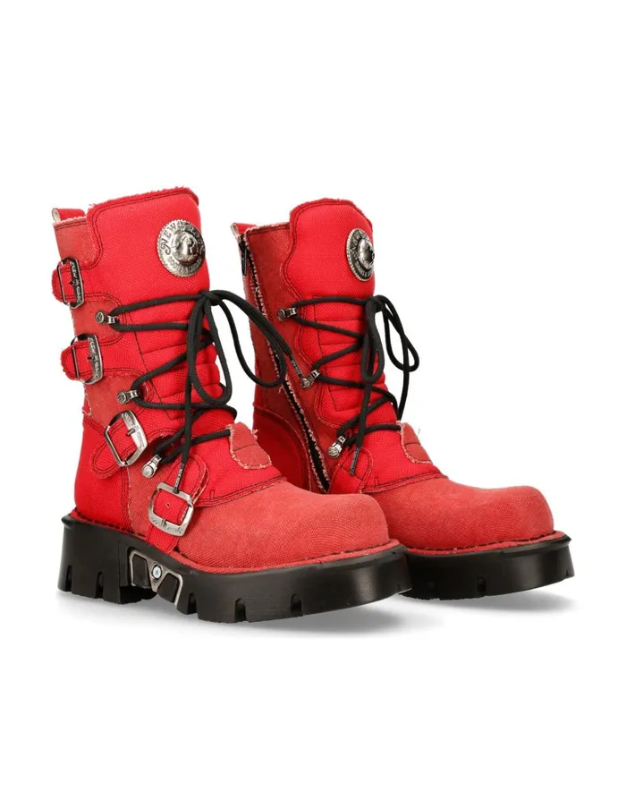WomenMen Metallic M1473Rc4 New Rock Boots