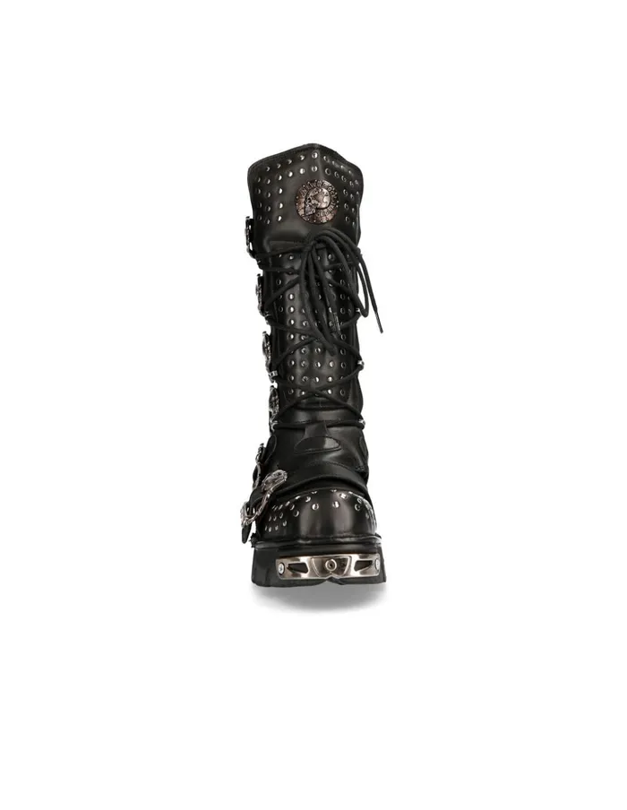 WomenMen Metallic M1539C3 New Rock Boots WomenMen Metallic M1539C3 New Rock Boots