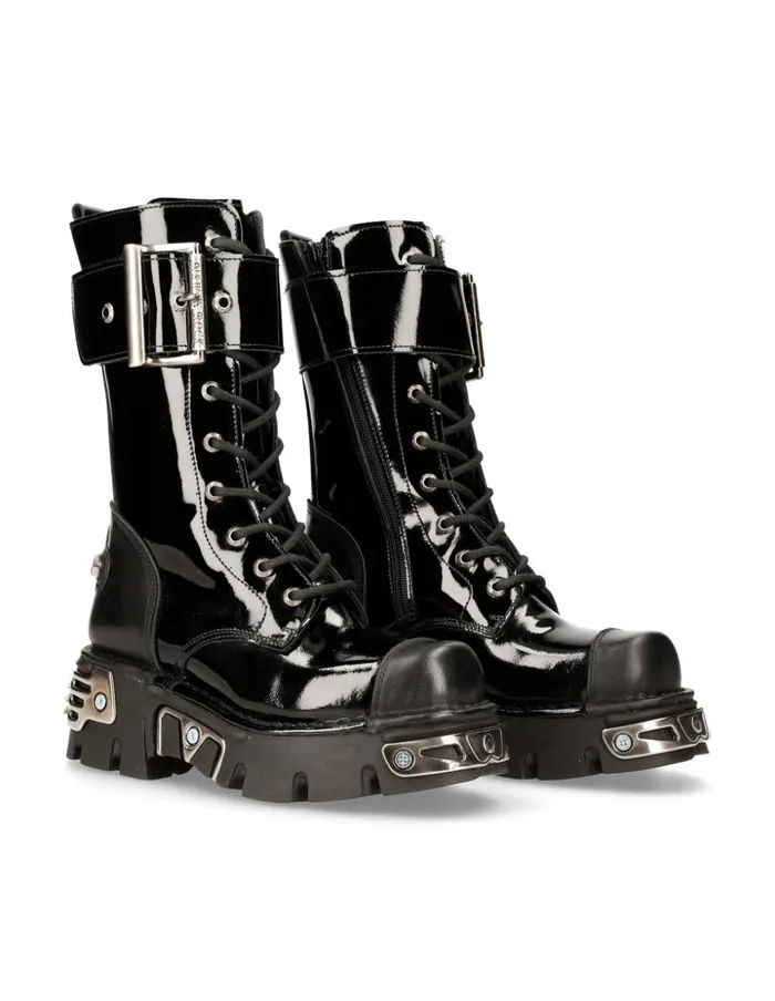 WomenMen Metallic M312C15 New Rock Boots
