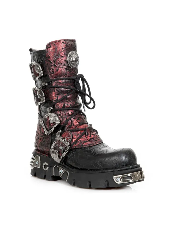WomenMen Metallic M373czC98 New Rock Boots WomenMen Metallic M373czC98 New Rock Boots