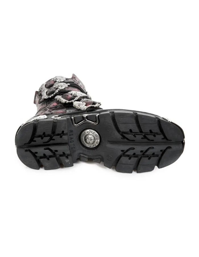WomenMen Metallic M373czC98 New Rock Boots WomenMen Metallic M373czC98 New Rock Boots