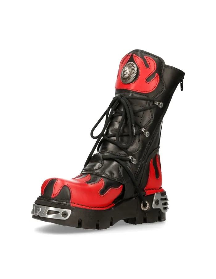 WomenMen Metallic M591C48 New Rock Boots WomenMen Metallic M591C48 New Rock Boots