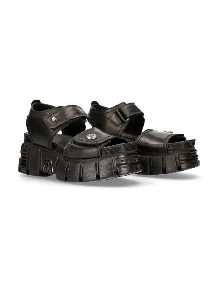 WomenMen Metallic MBios105C3 New Rock Sandals