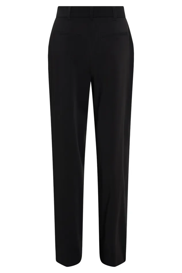 Women Meshki Bottoms Amelie Suiting Straight Leg Pants 8211 Black