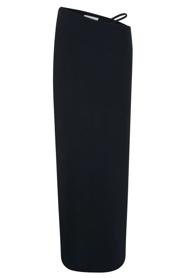 Women Meshki Bottoms Natalia Modal Buckle Maxi Skirt 8211 Black