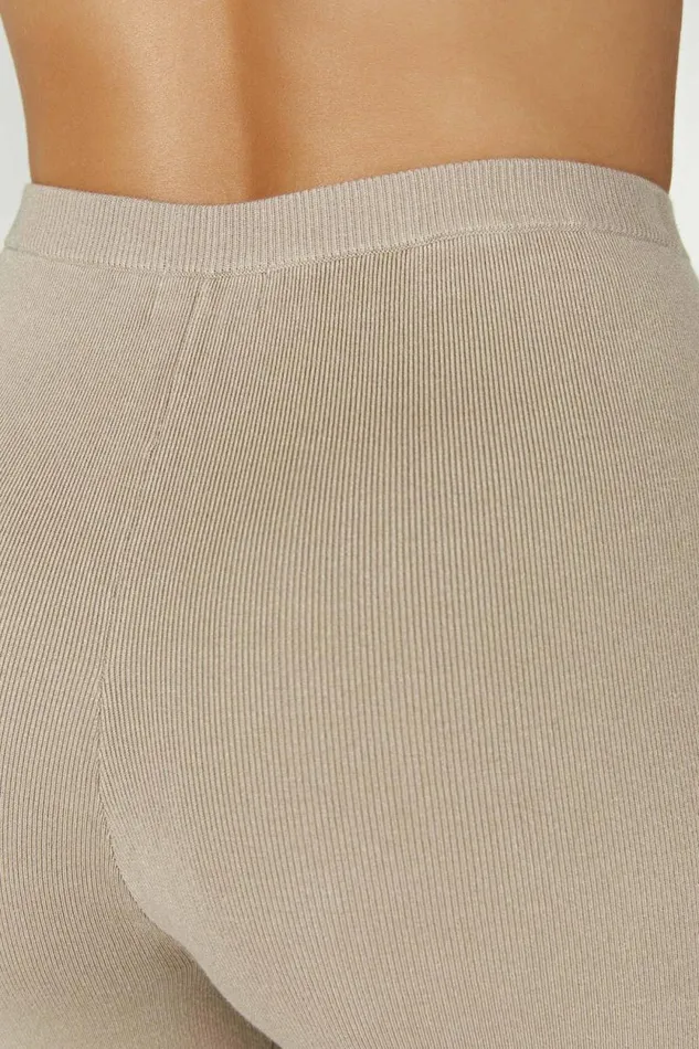 Women Meshki Bottoms Rosetta Flare Knit Pants 8211 Taupe